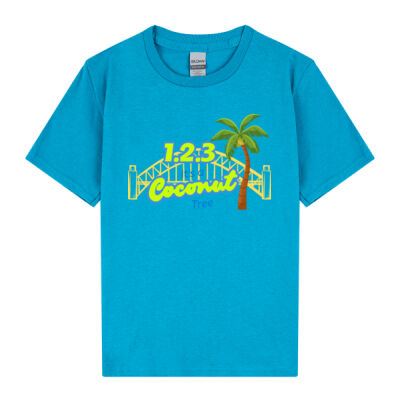 KOKO VIBE  KIDS TEE | BLUE Thumbnail