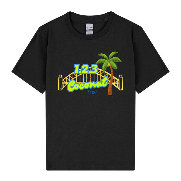 KOKO VIBE  KIDS TEE | BLACK Thumbnail