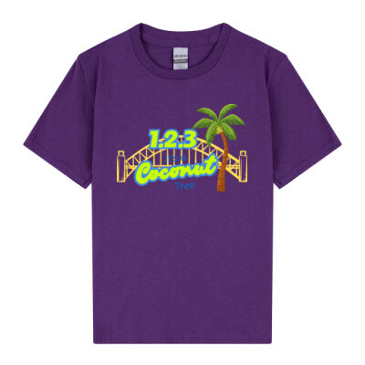 KOKO VIBE  KIDS TEE | PURPLE Thumbnail