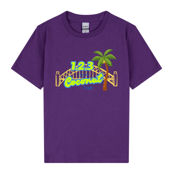 KOKO VIBE  KIDS TEE | PURPLE Thumbnail